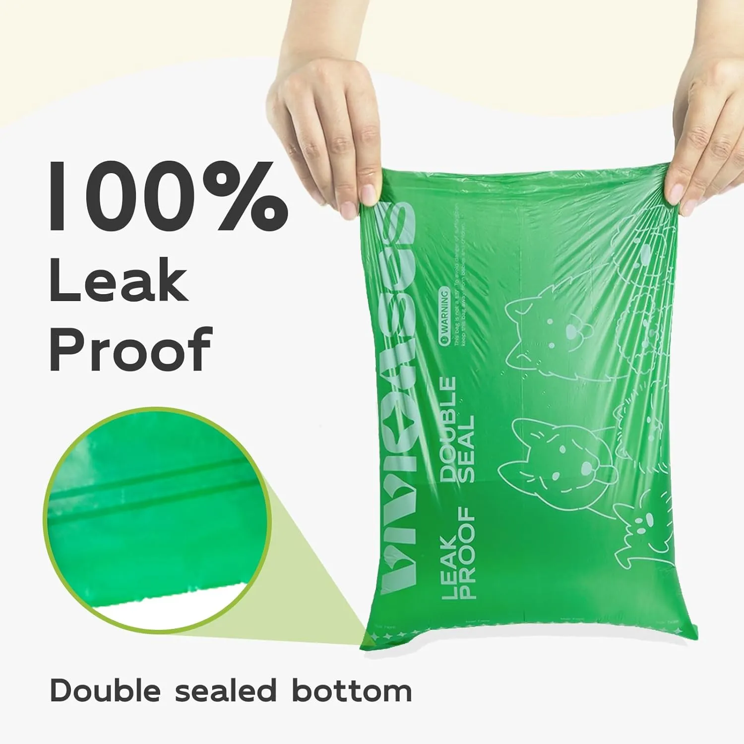 240 Count Dog Poop Bags Rolls, 9" x 13" Dog Bags for Poop, 100% Leak Proof and Strong Sturdy Doggie Poop Bags, Pet Waste Bags, Lavender, Scented