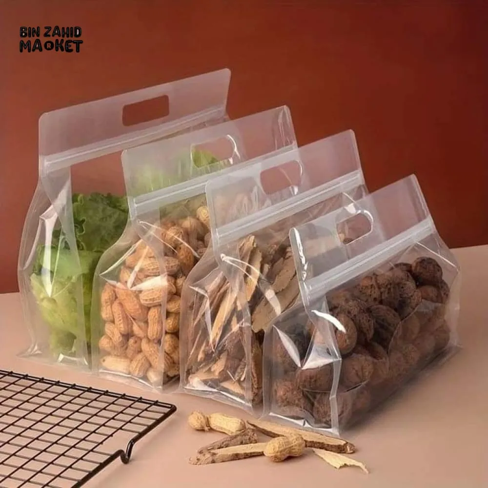 4 PIECES SEALED AIRTIGHT PLASTIC BAGS