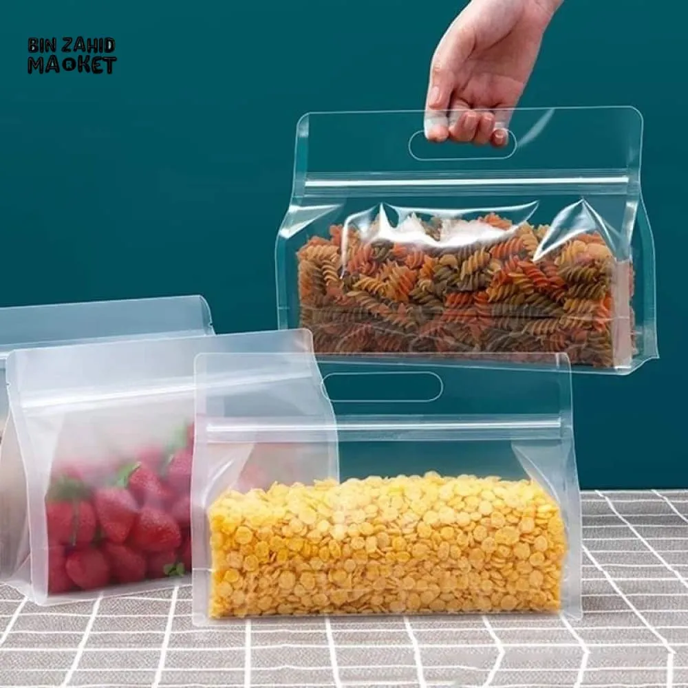 4 PIECES SEALED AIRTIGHT PLASTIC BAGS