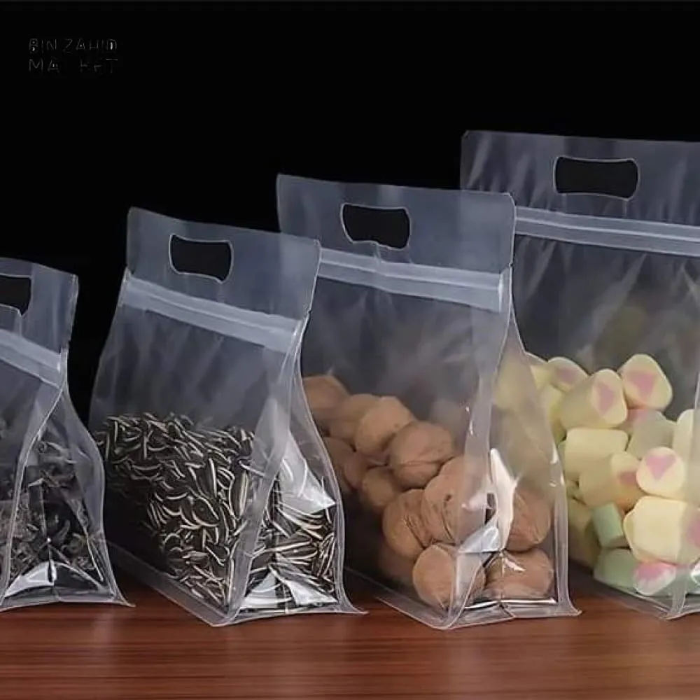 4 PIECES SEALED AIRTIGHT PLASTIC BAGS