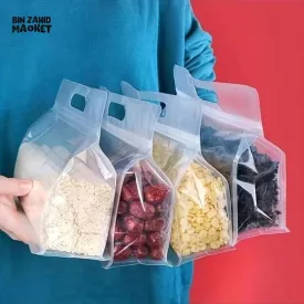 4 PIECES SEALED AIRTIGHT PLASTIC BAGS
