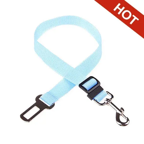 Adjustable Cat & Dog Car Seat Belt – Travel Clip for Small to Medium Pets – Lead Accessories