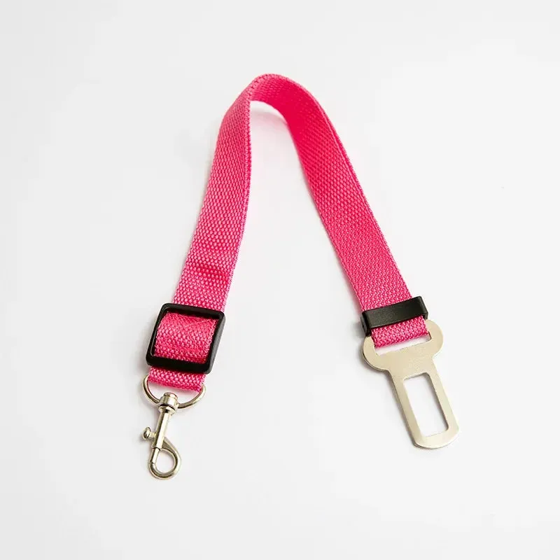Adjustable Cat & Dog Car Seat Belt – Travel Clip for Small to Medium Pets – Lead Accessories