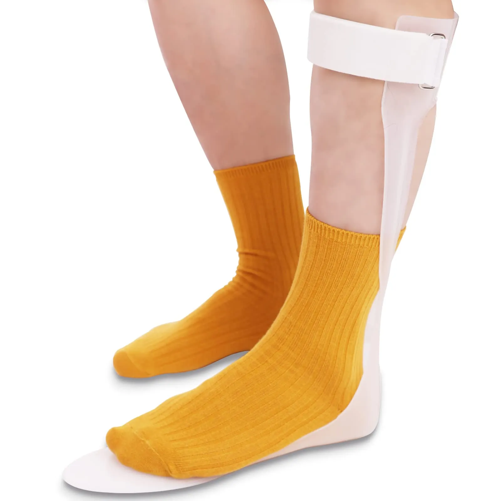 AFO Foot Drop Brace Splint Ankle Foot Orthosis Walking with Shoes or Sleeping for Stroke Hemiplegia (M-Left) M-left