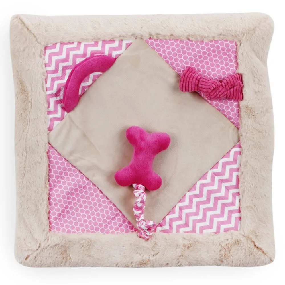 All For Paws Little Buddy Play Mat Dog Toy (Pink)