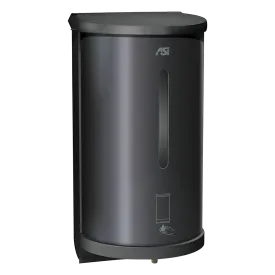 ASI 0362-41  Auto, Liquid Soap / Gel Hand Sanitizer Dispenser (Batt.) Matte Black, 30 oz., Surface OR Stand Mount