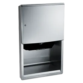 ASI 204523AC-6 Roval Semi-Recessed Automatic Roll Paper Towel Dispenser