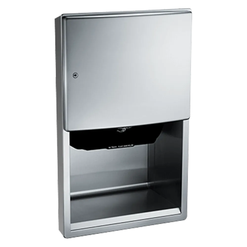 ASI 204523AC-6 Roval Semi-Recessed Automatic Roll Paper Towel Dispenser