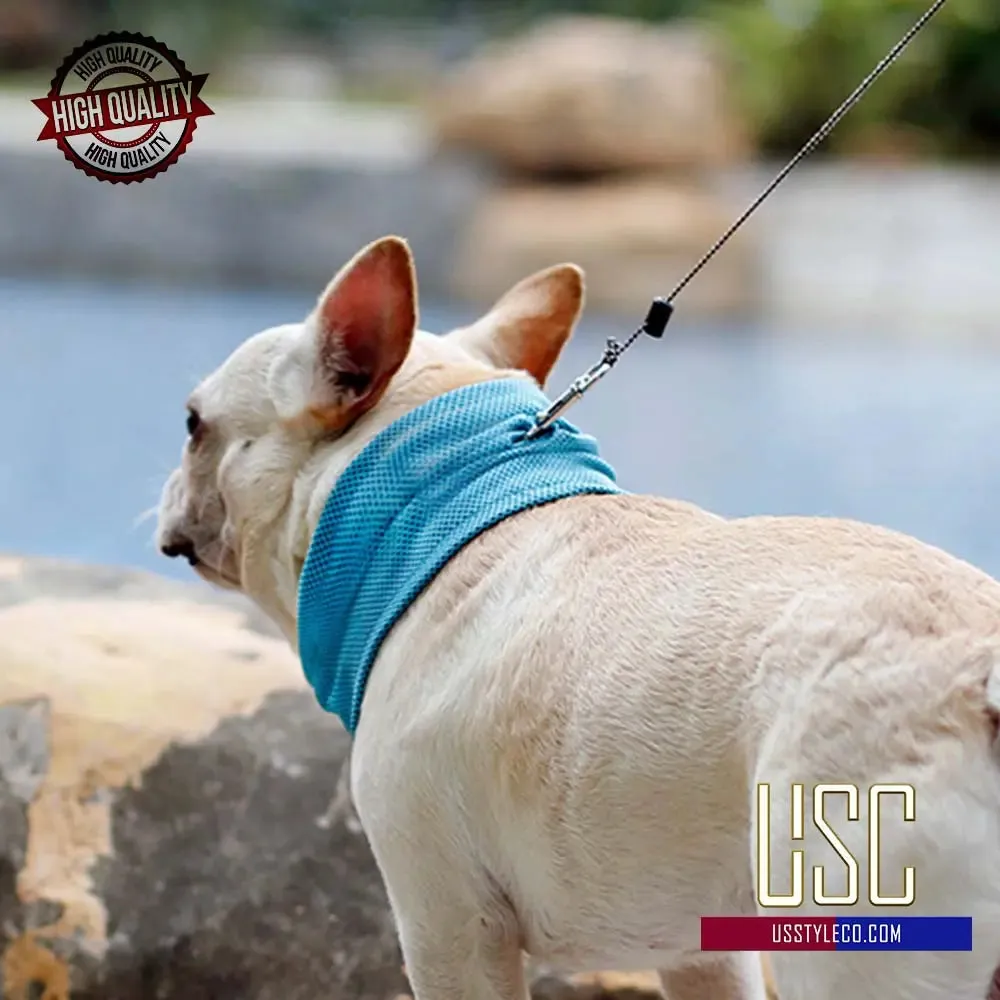 Beat the Heat! Instant Cooling Dog Bandana for Summer Adventures