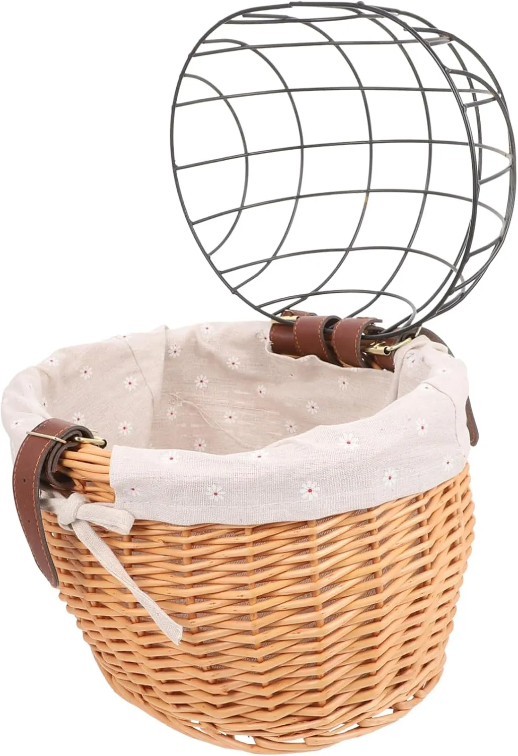 BESPORTBLE Strong Durable Bike Basket Front Seat Basket Removable for Pet Dog Cat