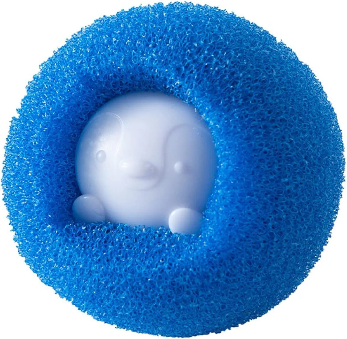 Blue Reusable Hair Remover Washing Machine Hair Catcher Laundry Ball Dryer Ball for Clothing Dog Cat Pet Hair Remover