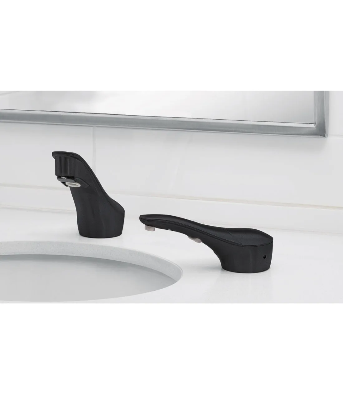 Bobrick B-8872  Designer Series Faucet, Matte Black