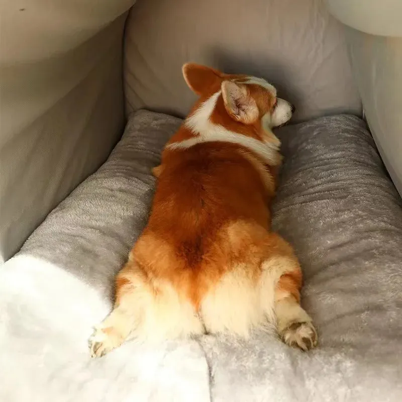 Breathable Warm Plush Pet Bed House