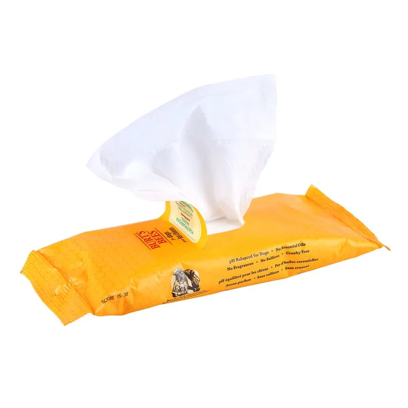 Burt's Bees Dog Multipurpose Wipes with Honey - 50 Count, 6 PC PDQ