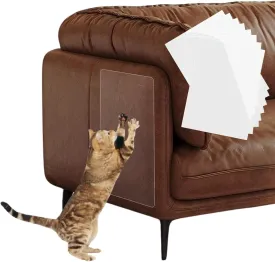 Cat Scratch Furniture Protector - Couch Protector from Cat Claws, Anti-Scratch Leather Sofas Protection, Easy to Remove & No Trace, 8 Pack