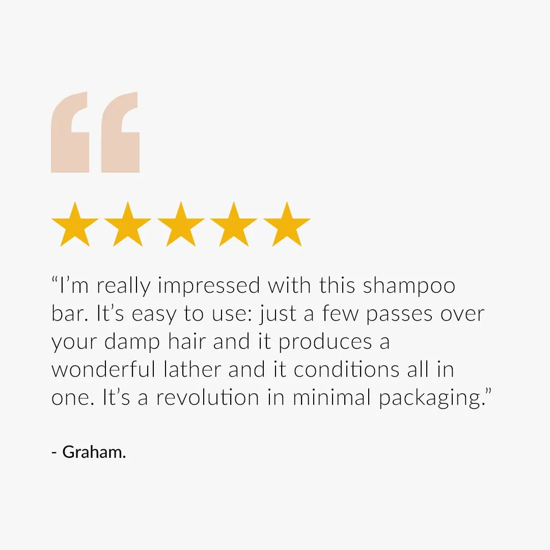 Citrus & Ginger Shampoo Bar 50g