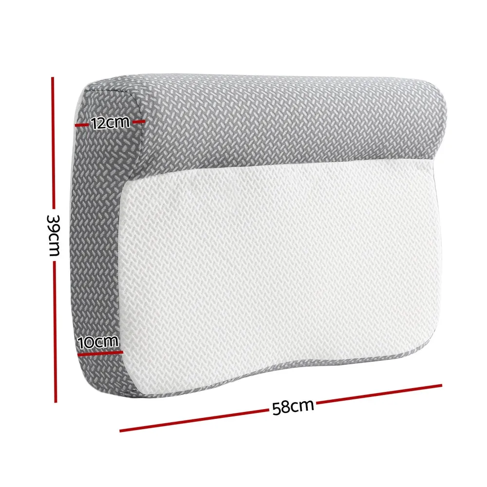 Contour Pillow Memory Foam - White