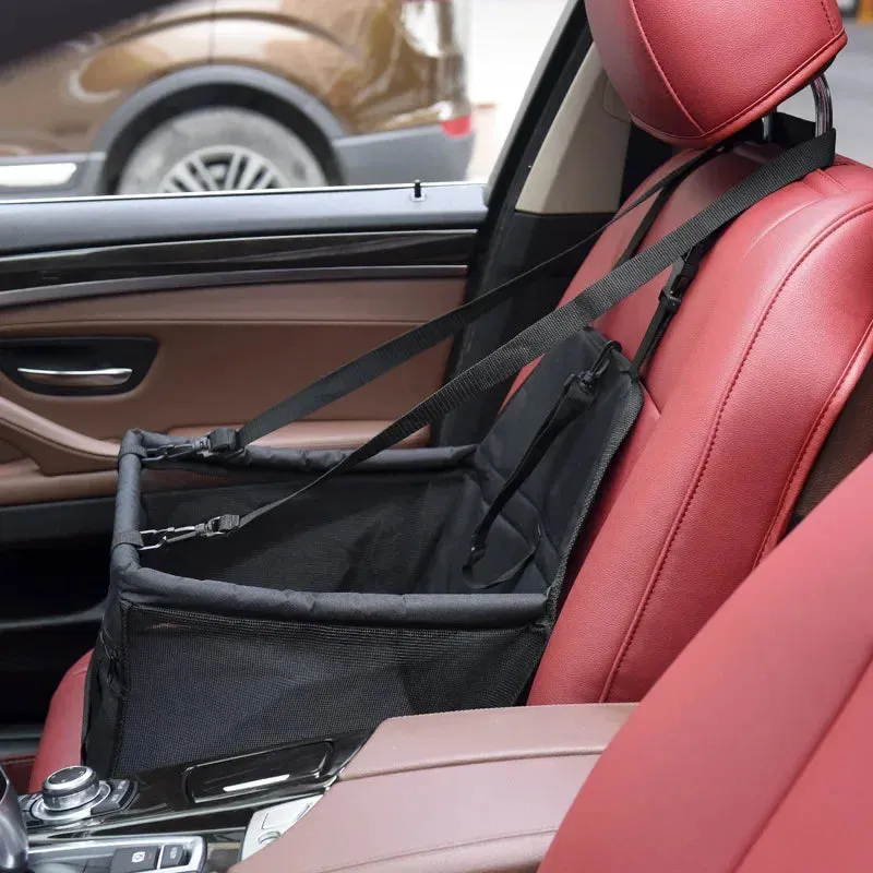 Deluxe Pet Car Seat for Dogs and Cats - Waterproof and Comfort Travel Accessory