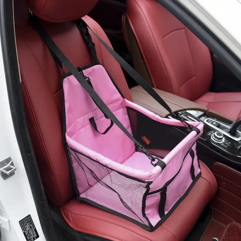 Deluxe Pet Car Seat for Dogs and Cats - Waterproof and Comfort Travel Accessory