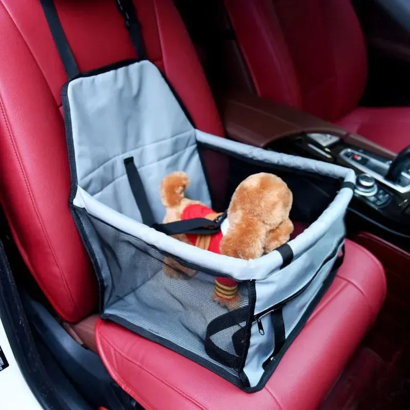 Deluxe Pet Car Seat for Dogs and Cats - Waterproof and Comfort Travel Accessory