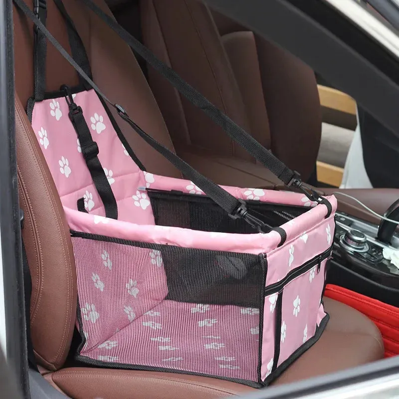 Deluxe Pet Car Seat for Dogs and Cats - Waterproof and Comfort Travel Accessory