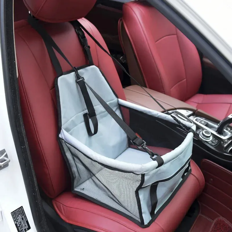 Deluxe Pet Car Seat for Dogs and Cats - Waterproof and Comfort Travel Accessory