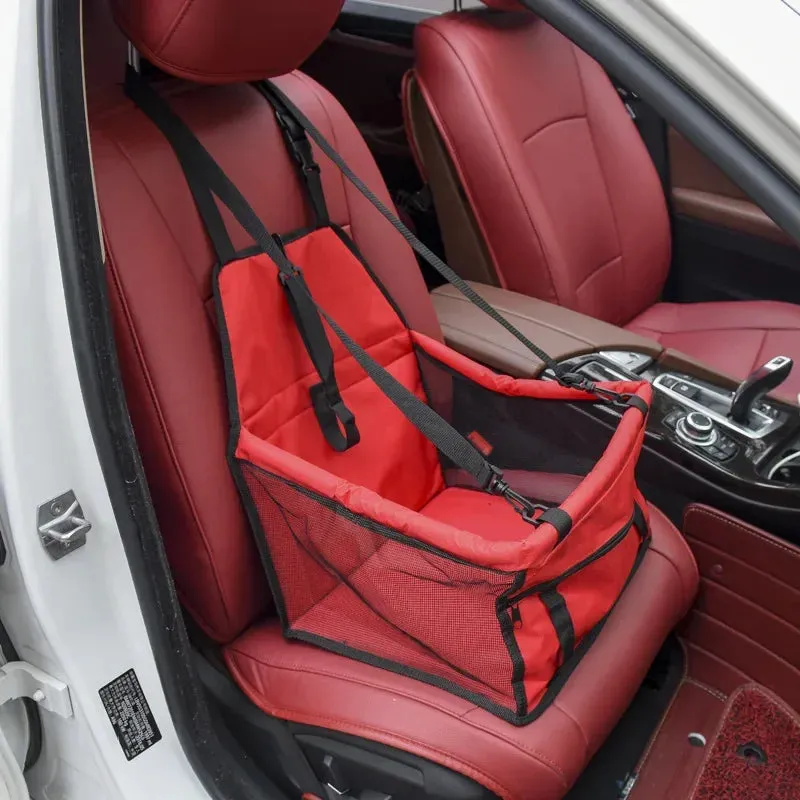 Deluxe Pet Car Seat for Dogs and Cats - Waterproof and Comfort Travel Accessory