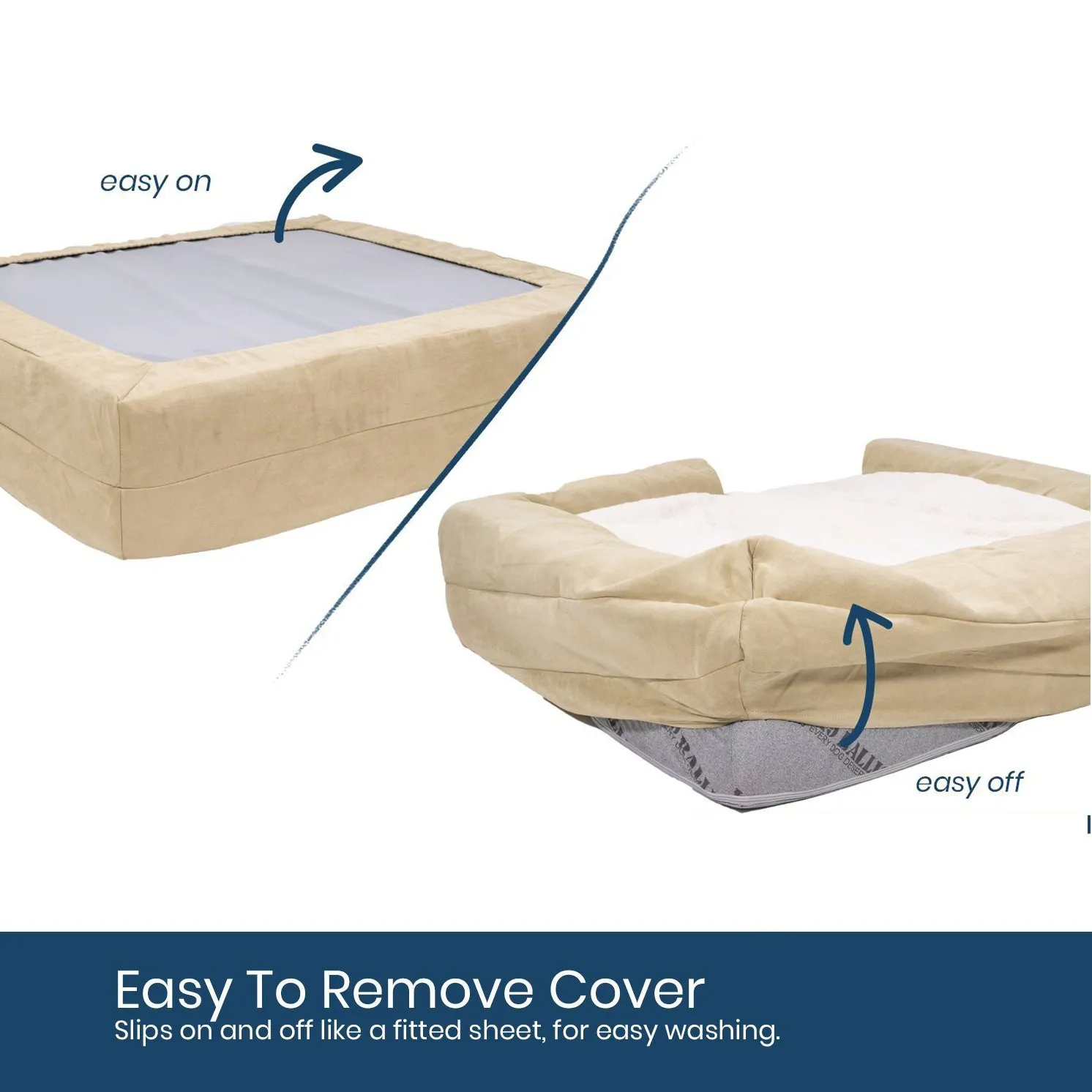 Designer Easy Clean™ 3.5 Bolster Orthopedic Dog Bed