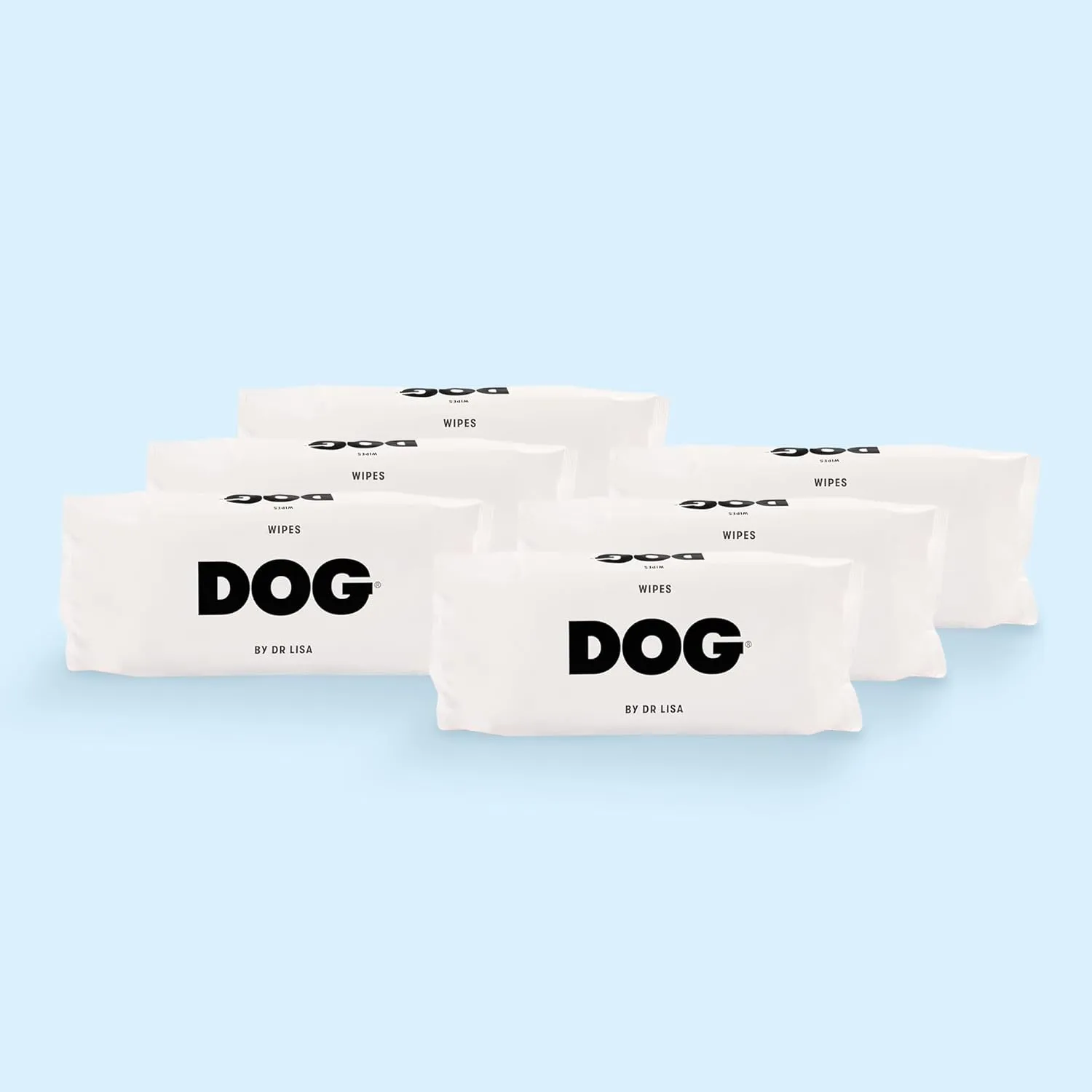 DOG by Dr Lisa - Dog Wipes - Plant-Based, Natural Bathing Wipes for Dogs - Made from 100% Compostable Bamboo - Vet-Created - Vegan, Non-Toxic - 480 Count