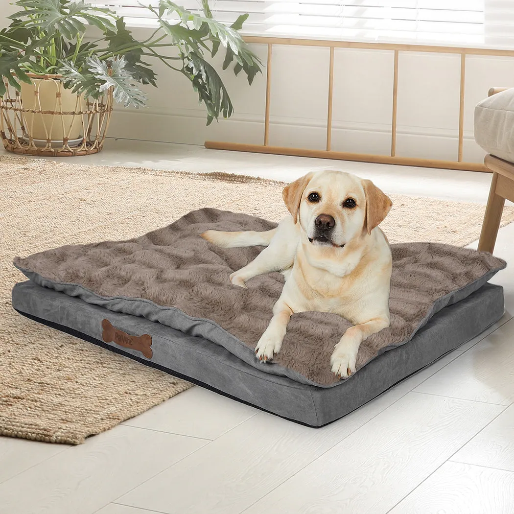 Dog Calming Bed Pet Cat Washable Removable Cover Orthopedic Memory Foam - XL
