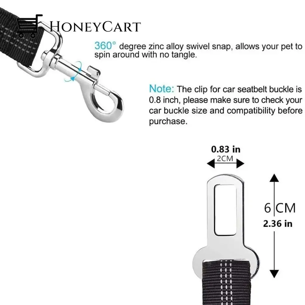 Dog Car Safety Seat Belt