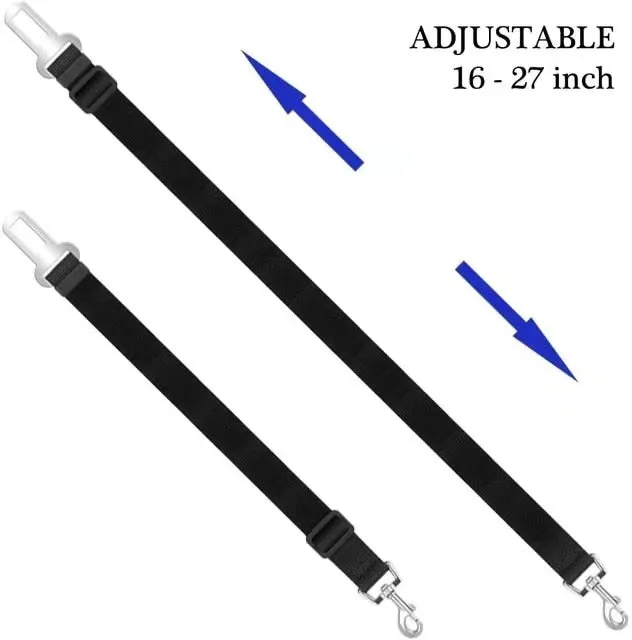 Dog Cat Car Safety Belt Adjustable Leash Vehicle Seat Belt