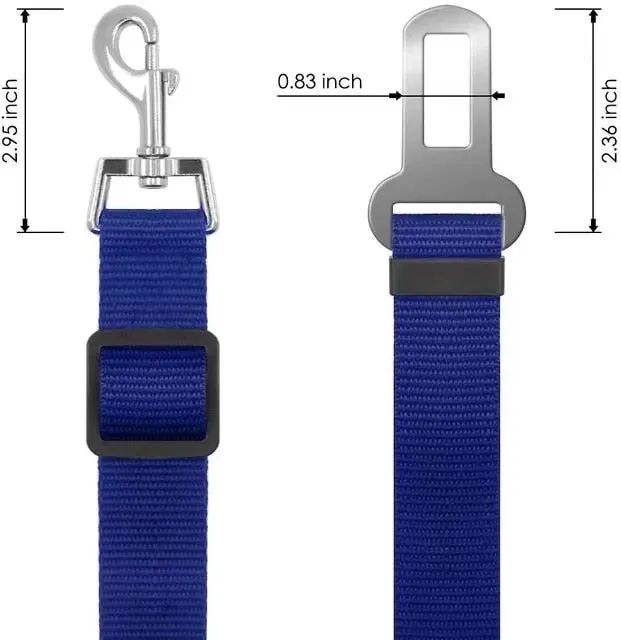 Dog Cat Car Safety Belt Adjustable Leash Vehicle Seat Belt