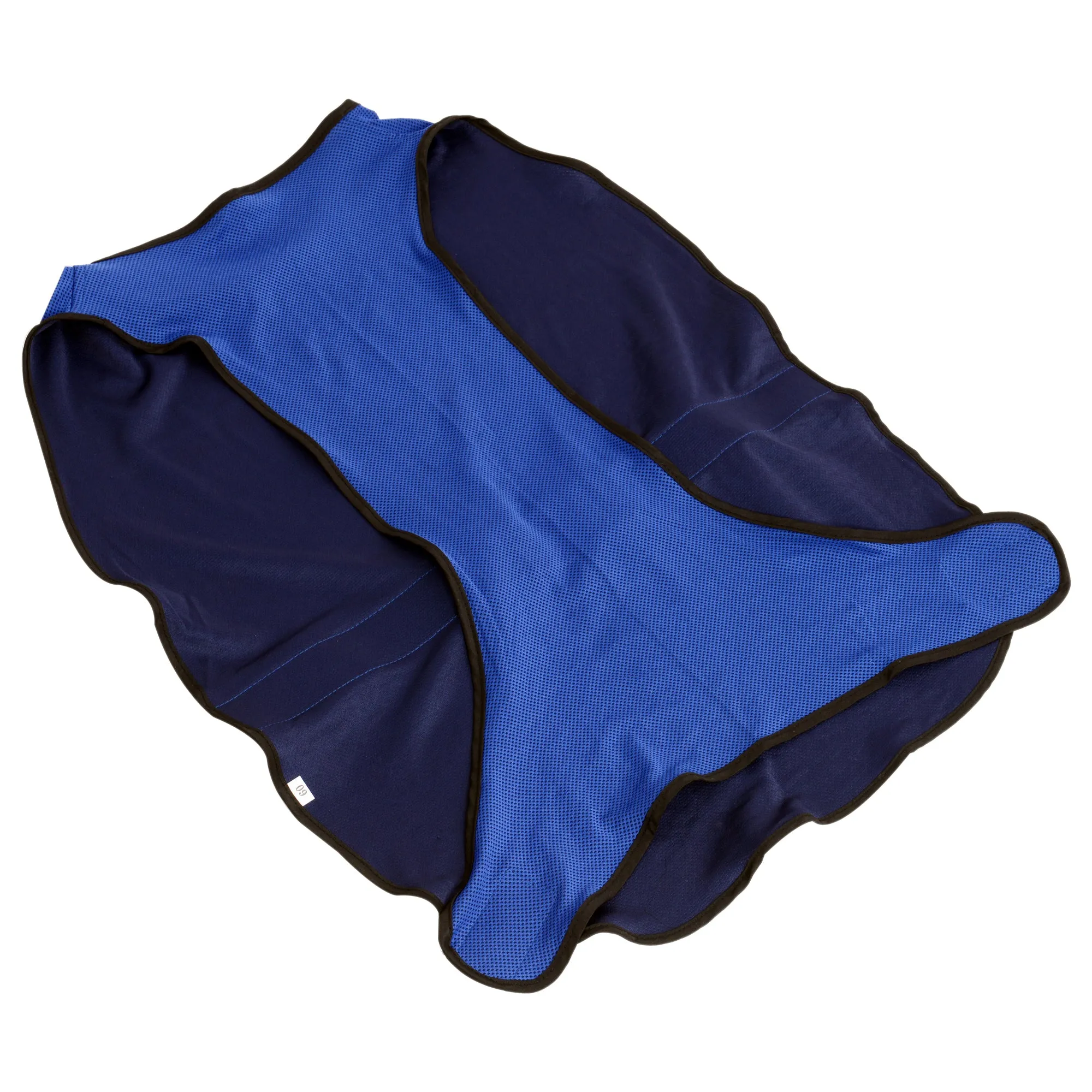 Dog Cooling Coat, Adjustable Size, Back Length 50 cm, Polyester-Blue