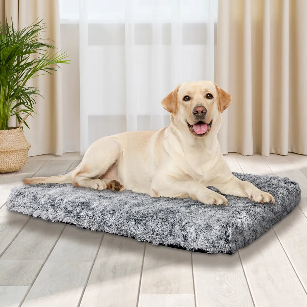 Dog Mat Pet Calming Bed Memory Foam Orthopedic with Washable Removable Cover - L