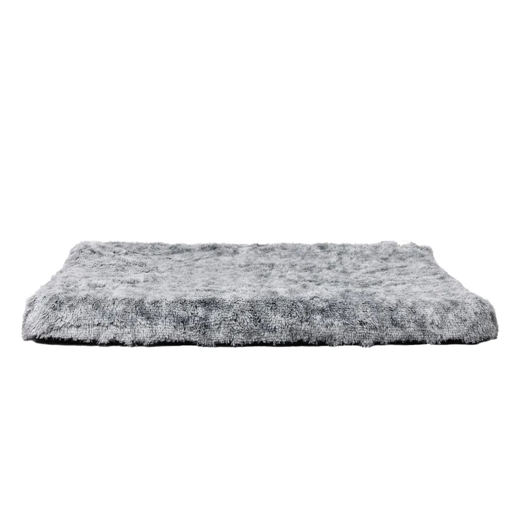 Dog Mat Pet Calming Bed Memory Foam Orthopedic with Washable Removable Cover - L