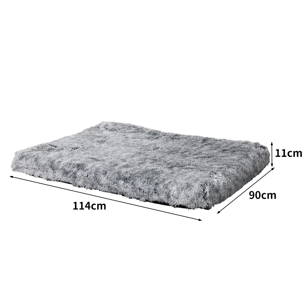 Dog Mat Pet Calming Bed Memory Foam Orthopedic with Washable Removable Cover - L