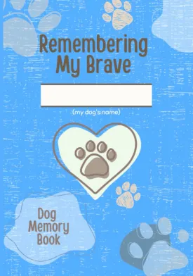 Dog Memory Book: Pet Loss Grief Book, Remembrance and Guided Grief Journal for Kids with Prompts to Help Process Loss of Dog, Memorial and Sympathy Gifts for Kids (Dog Death) Paperback  November 2, 2022