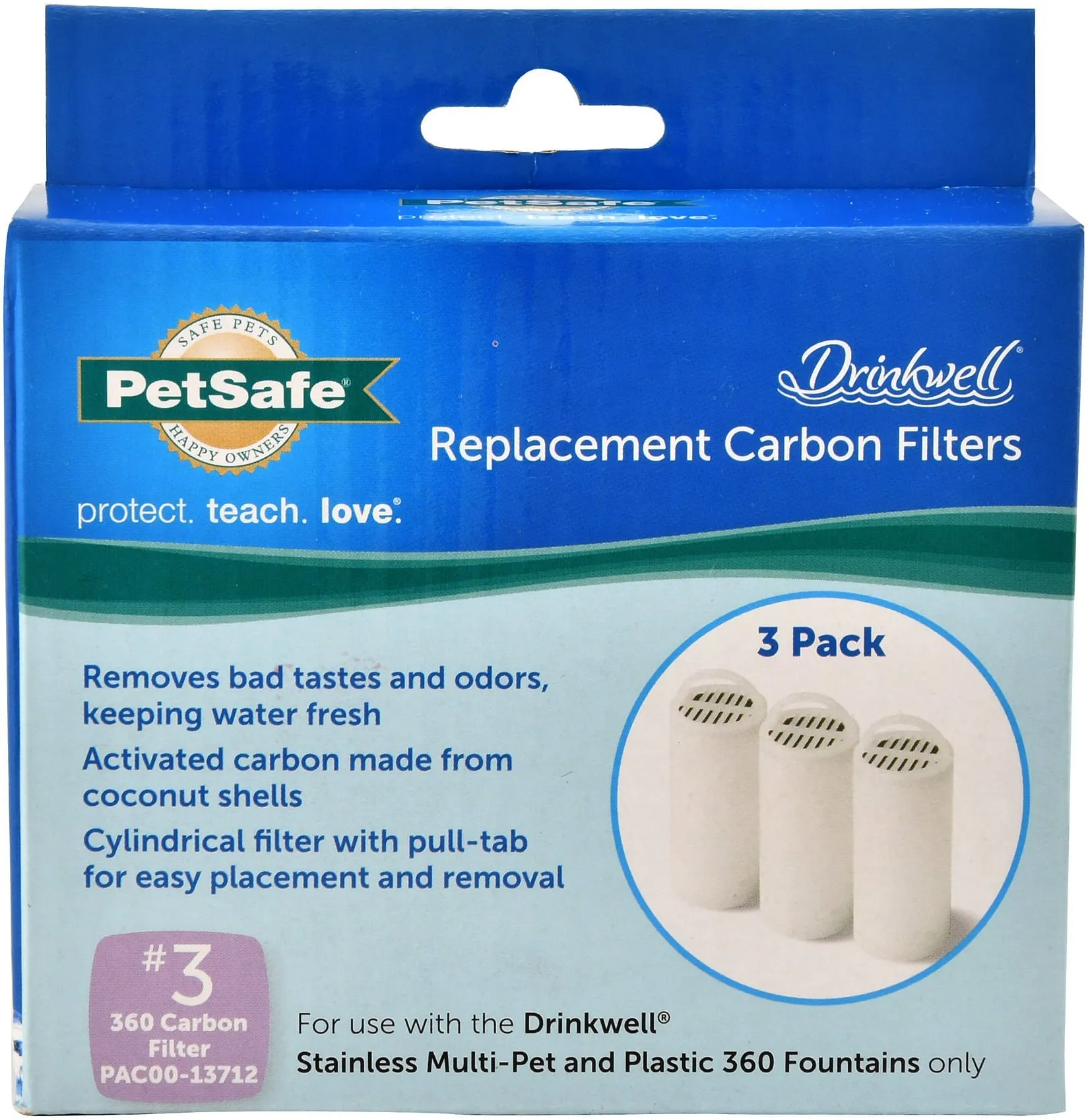 Drinkwell 360 Stainless Pet Fountain (& Replacement Filters)
