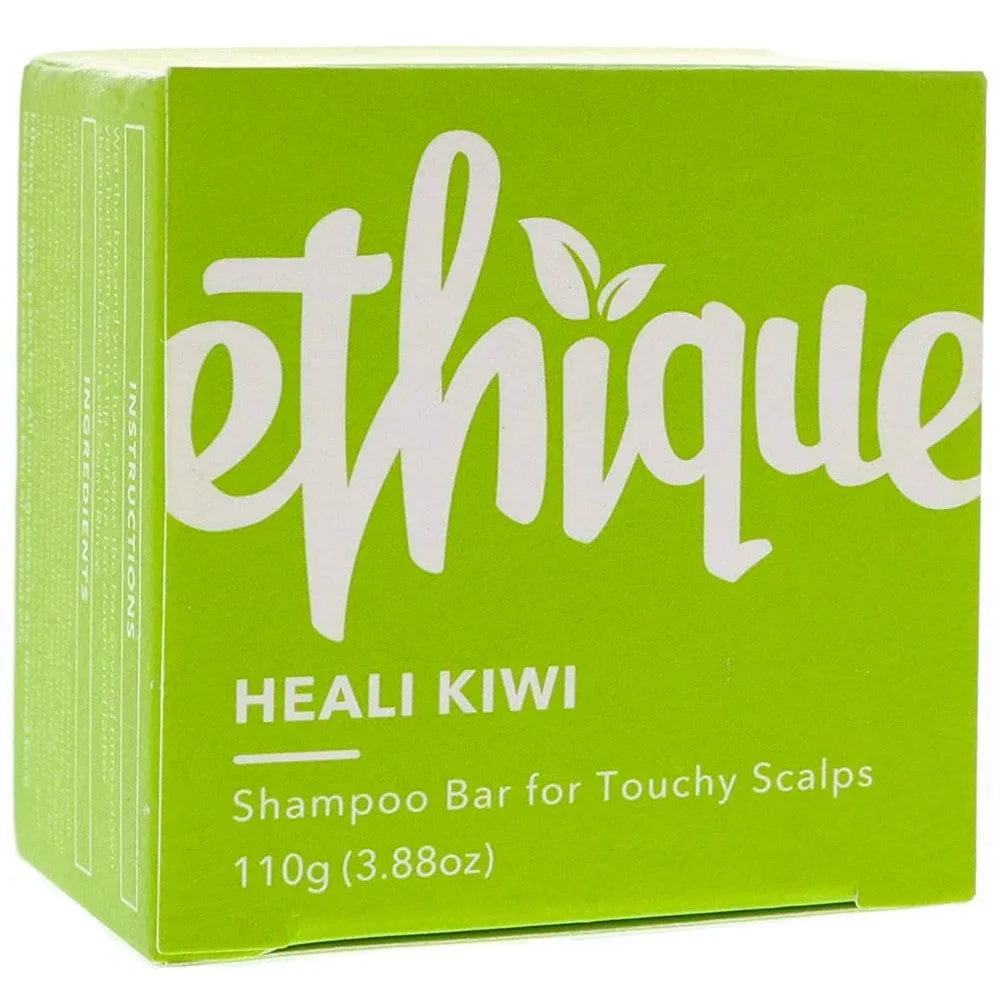 ETHIQUE Solid Shampoo Bar for Touchy Scalps 110g - Heali Kiwi