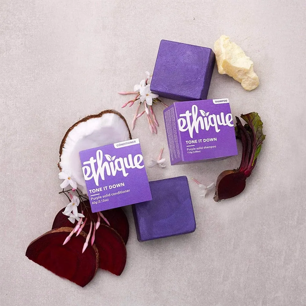 ETHIQUE Solid Shampoo Bar Purple 110g - Tone It Down