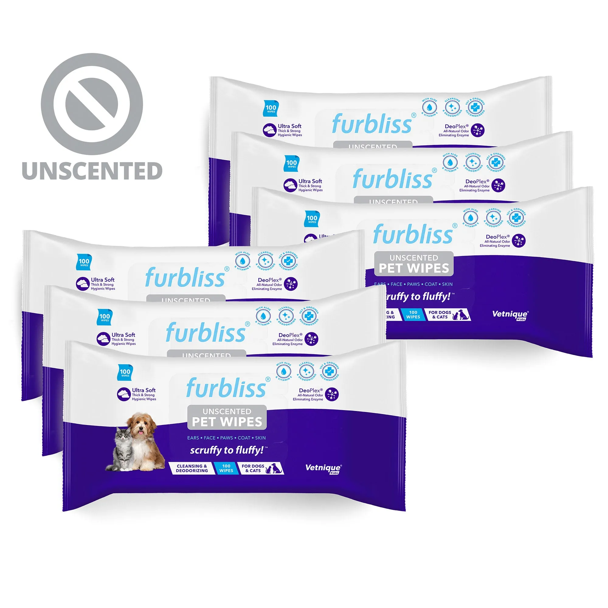 Furbliss® Hygienic Grooming Pet Wipes