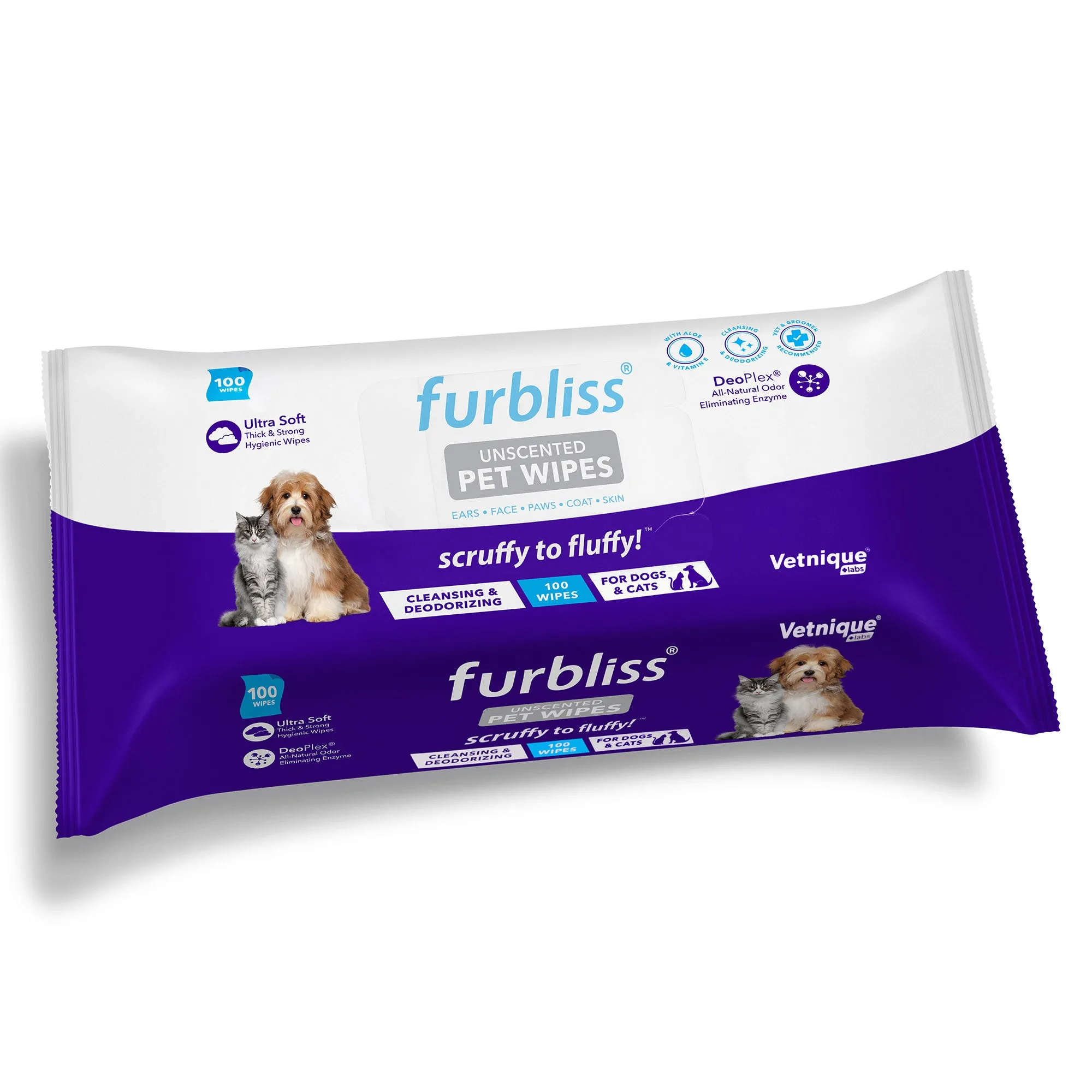 Furbliss® Hygienic Grooming Pet Wipes
