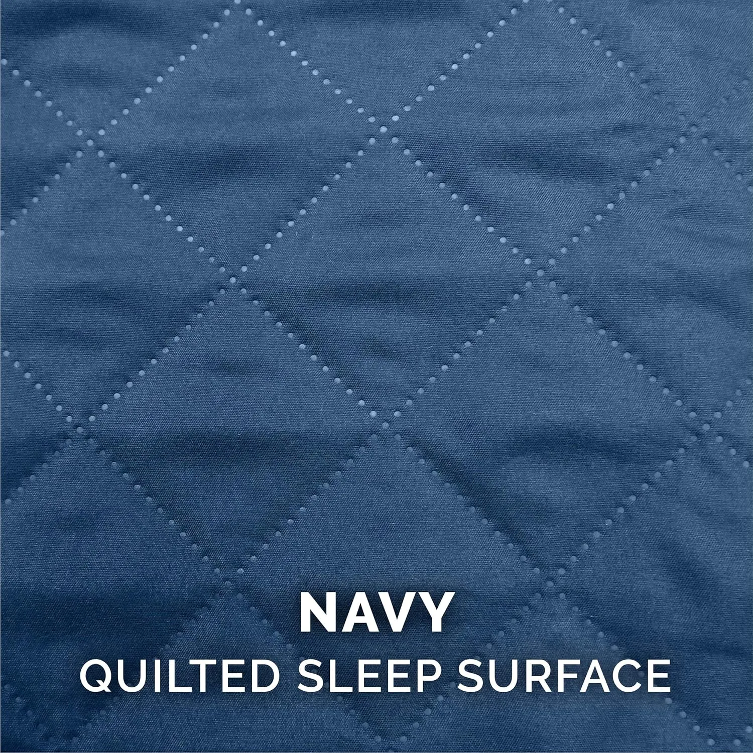 Furhaven Memory Foam Dog Bed for Medium/Small Dogs w/ Removable Bolsters & Washable Cover, For Dogs Up to 35 lbs - Quilted Sofa - Navy (Blue), Medium