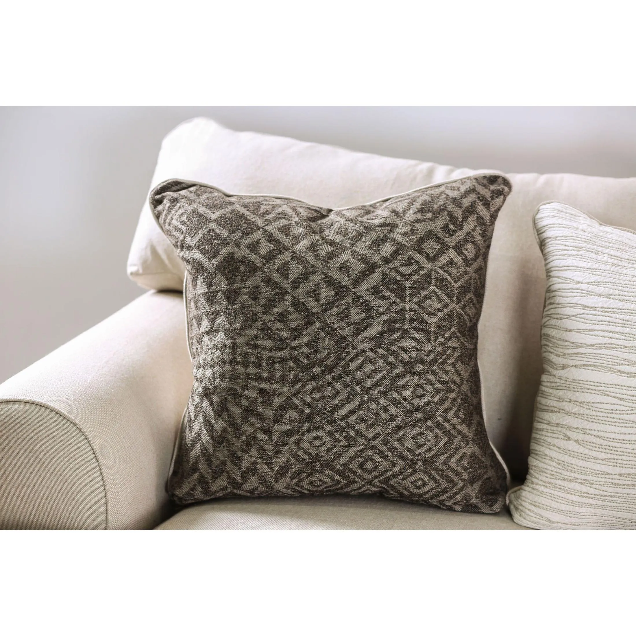 Furniture of America Gilda Stationary Fabric Loveseat SM1272-LV