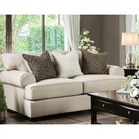 Furniture of America Gilda Stationary Fabric Loveseat SM1272-LV
