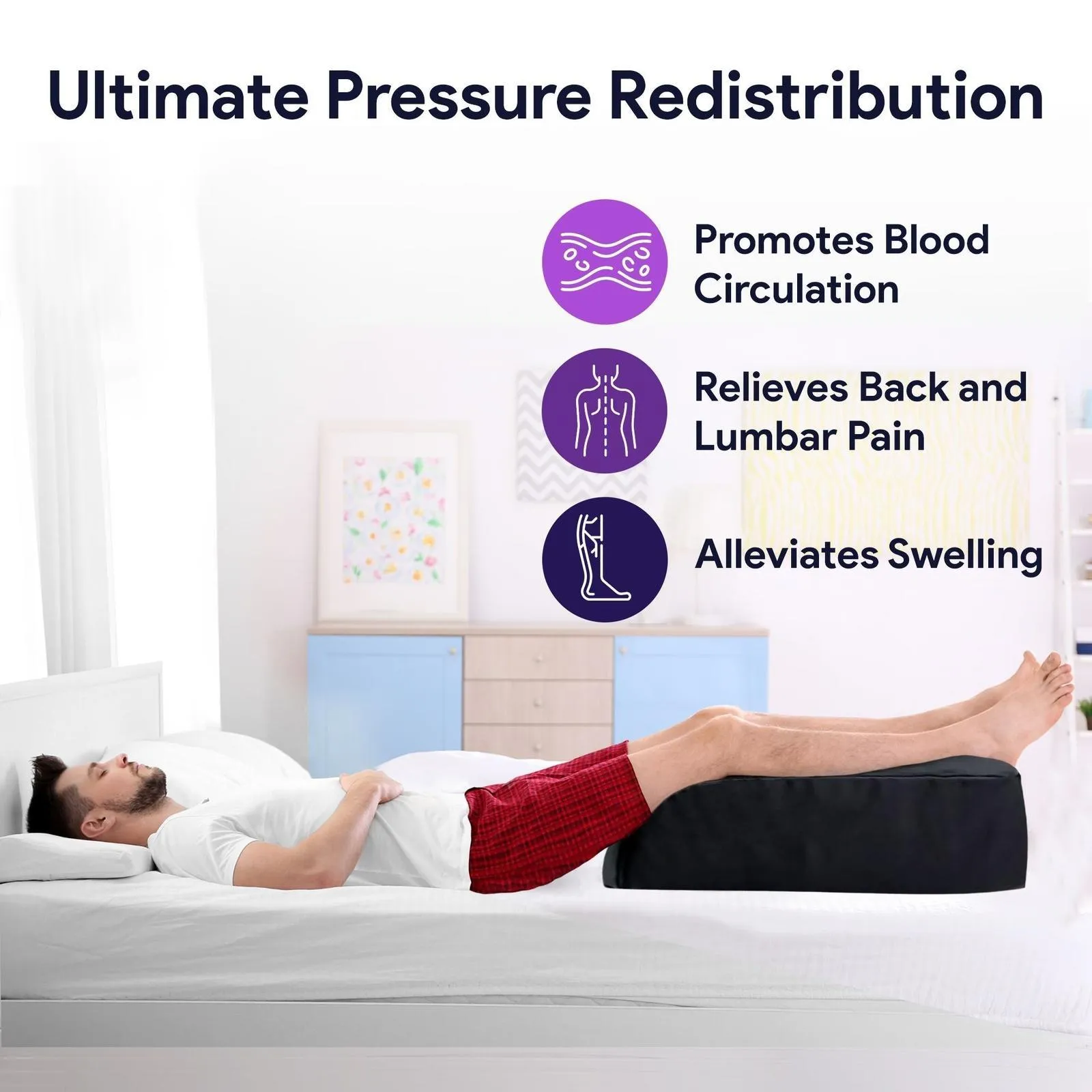 Heel Elevation Pillow - Wedge Leg Pillows