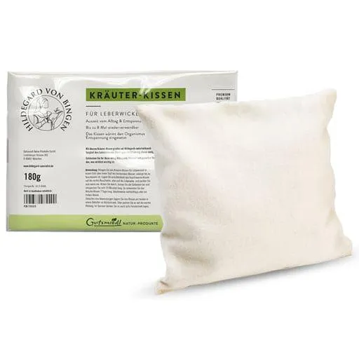 Herbal pillow for liver wraps, Hildegard von Bingen