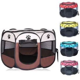 Hot Outdoor pet Octagonal dog Fence Portable Folding Pet ...