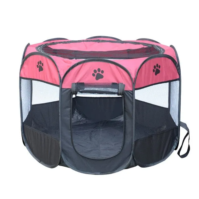Hot Outdoor pet Octagonal dog Fence Portable Folding Pet ...